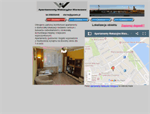 Tablet Screenshot of apartamenty-waw.pl